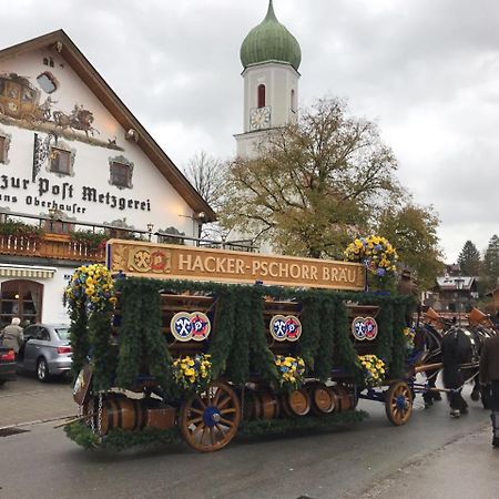 Metzgerei Gasthof Oberhauser - Hotel Zur Post Egling Exteriör bild