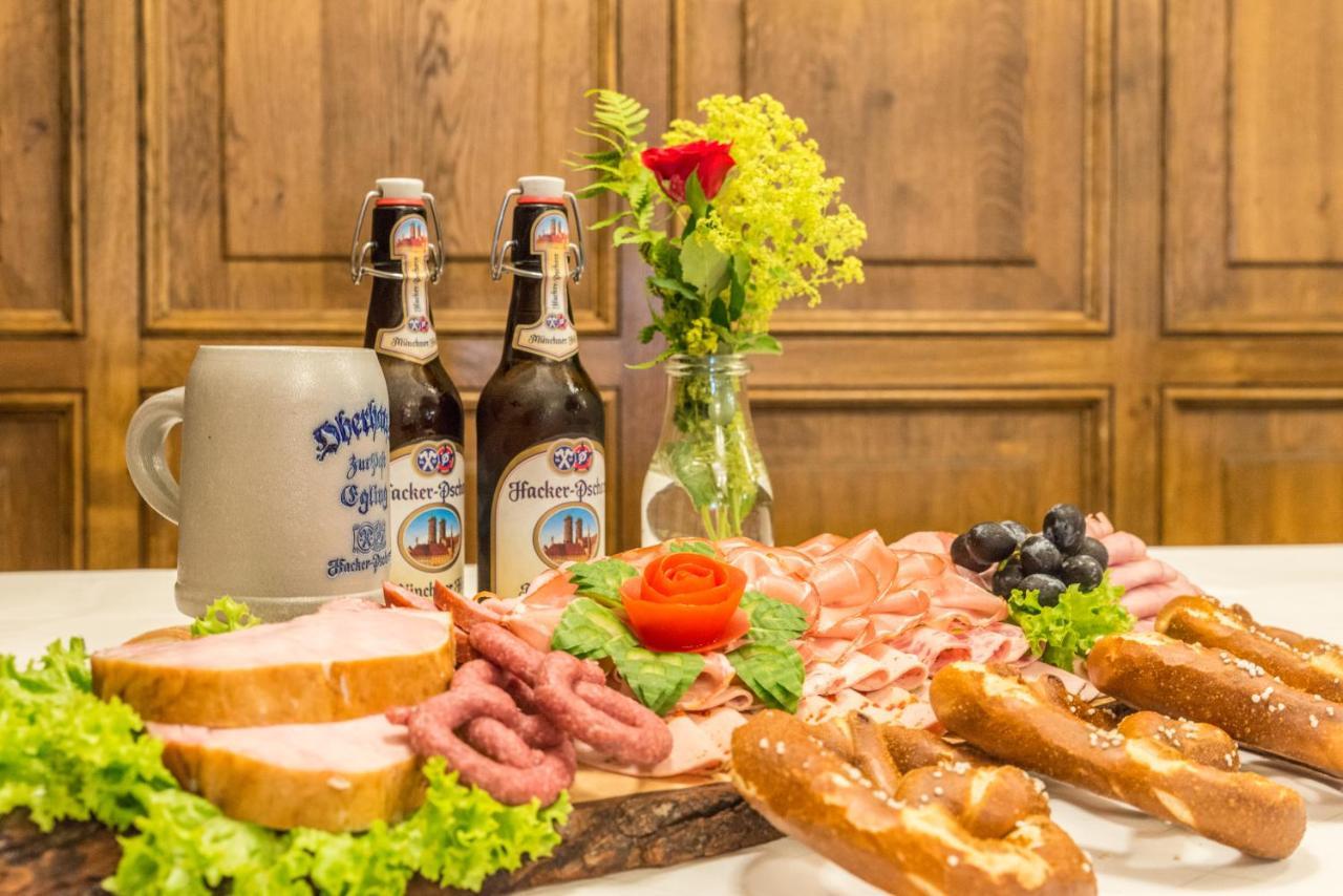 Metzgerei Gasthof Oberhauser - Hotel Zur Post Egling Exteriör bild